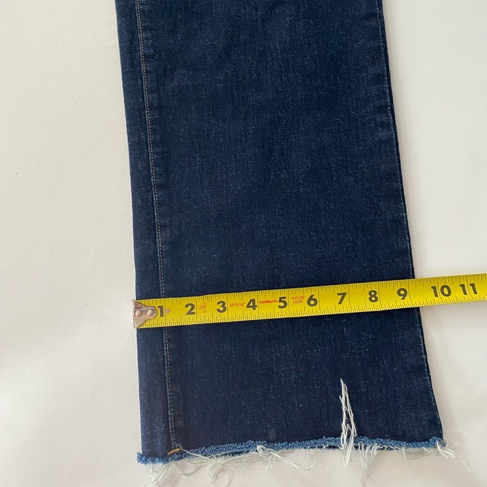 SOLD Oliver Logan Jeans Aberdeen Wide Leg Crop Dark Wash Jeans size 31 - Picture 13 of 14